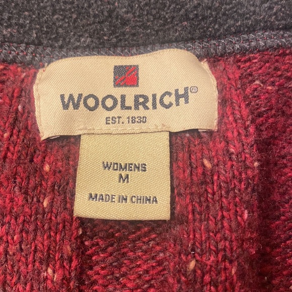 Woolrich 1/4 zip sweater size M - Picture 3 of 4